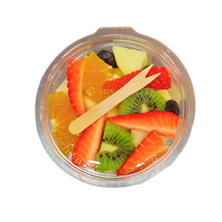 Frutas listas y cortadas