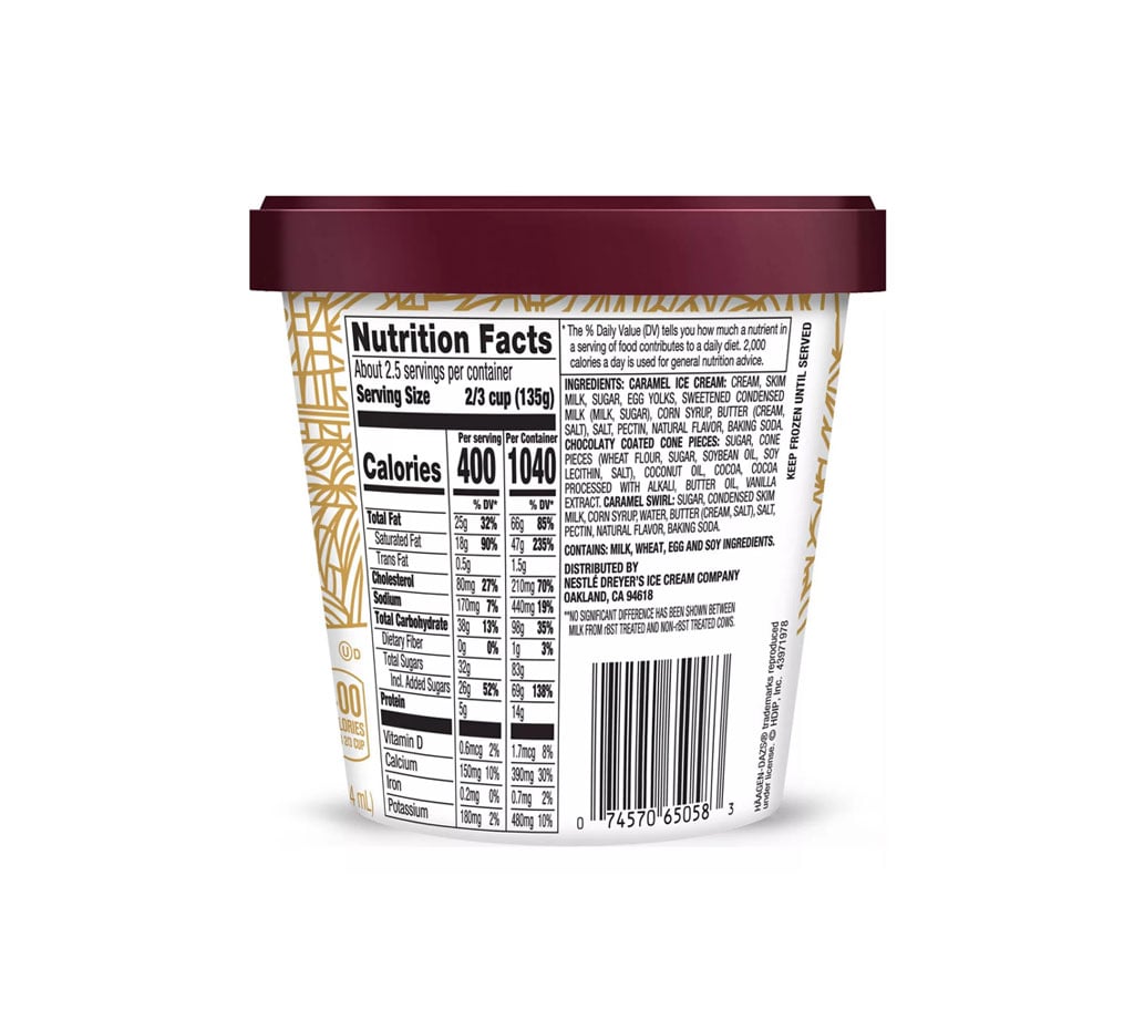 Haagen-Dazs Caramel Cone Ice Cream - Imagen 3