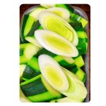 Bandeja de Verduras para Crema de Calabacín y Puerros