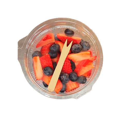 Fresas y arándanos frescos, listos para disfrutar. Sabor, color y antioxidantes en cada bocado.